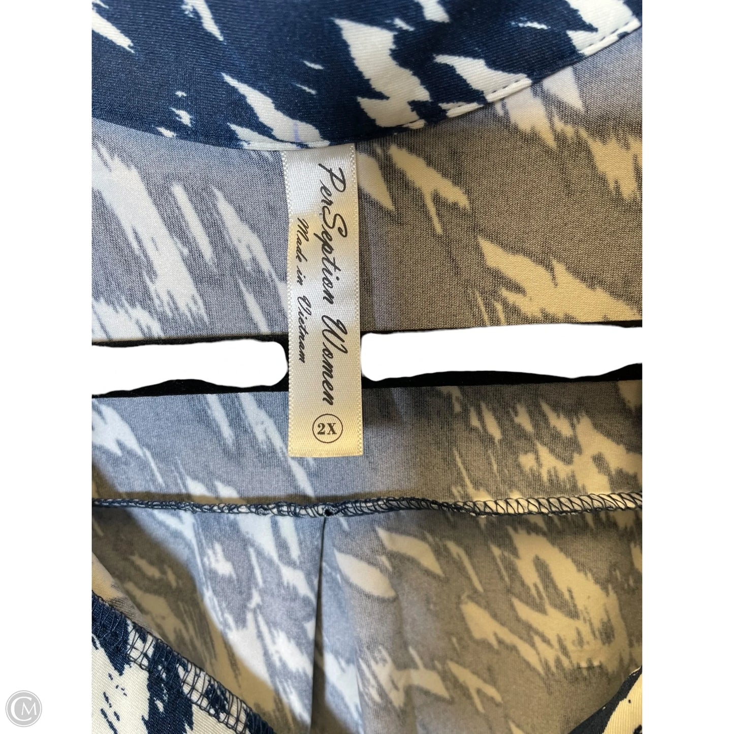 Top Sleeveless By Clothes Mentor In Multi-colored, Size: 2x