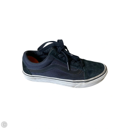 Shoes Flats By Vans In Black, Size: 6