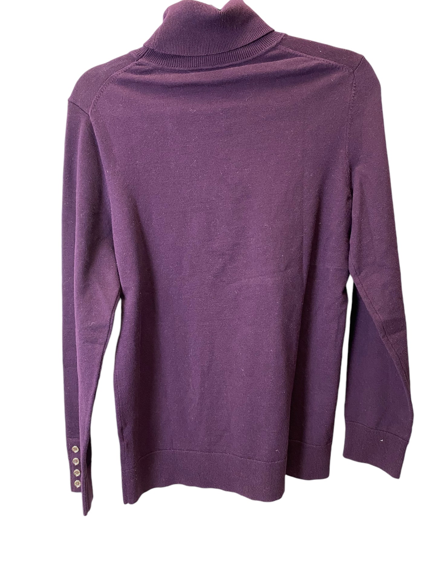 Sweater By Tommy Hilfiger In Purple, Size: L