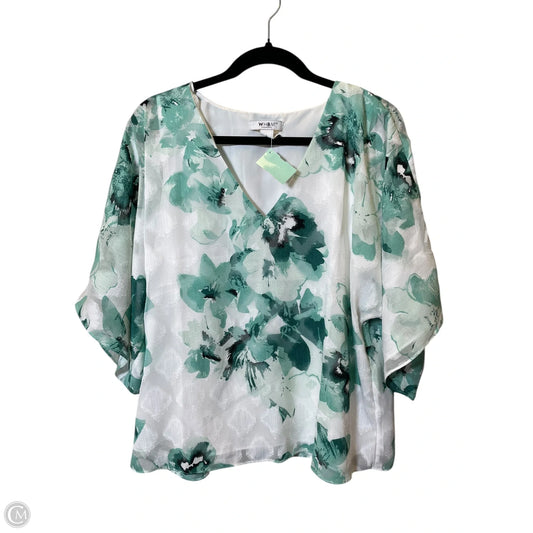 Top Short Sleeve By Clothes Mentor In Multi-colored, Size: L