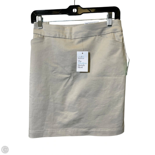 Skirt Mini & Short By Croft And Barrow In Cream, Size: 8