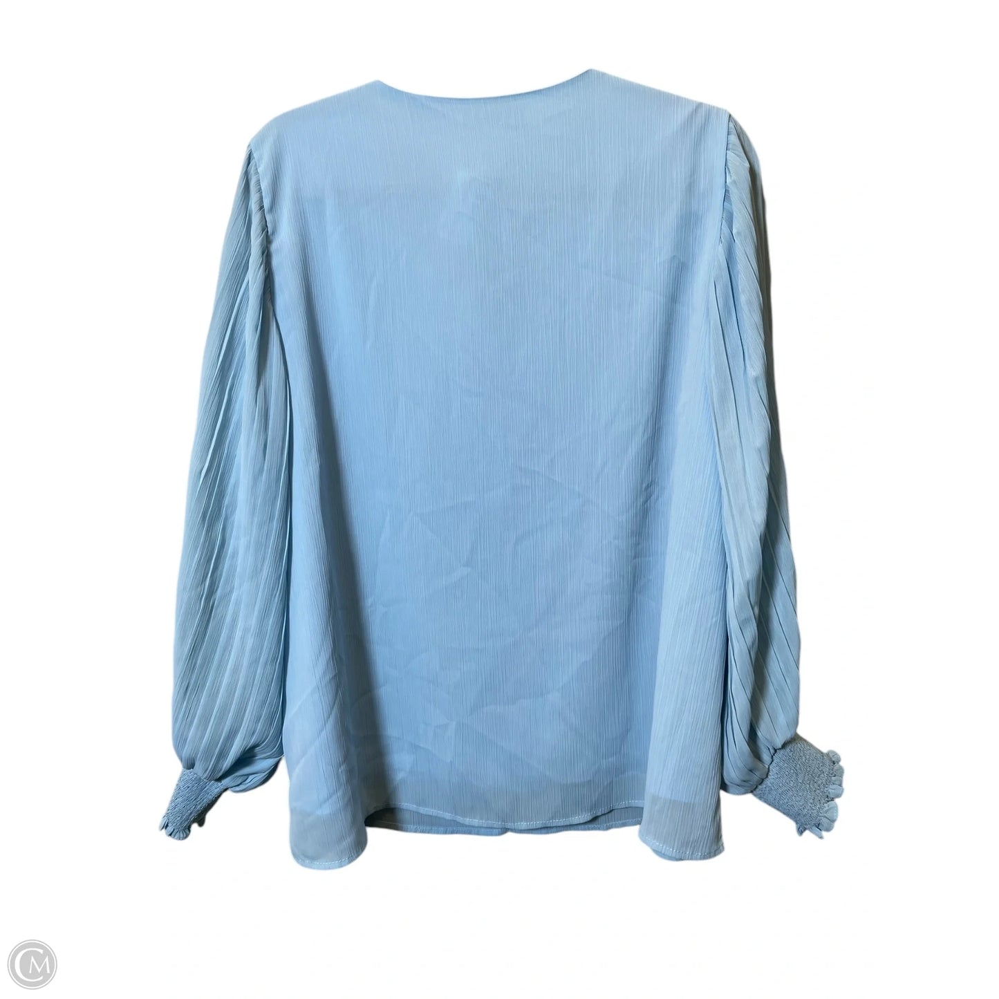 Top Long Sleeve By Clothes Mentor In Blue, Size: Xl