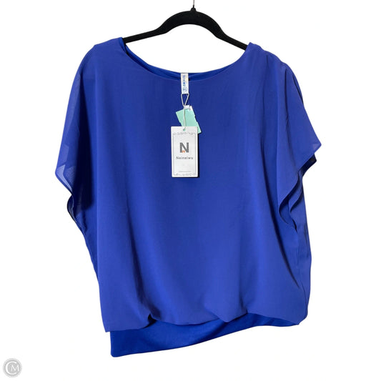 Top Short Sleeve By Clothes Mentor In Blue, Size: Xl