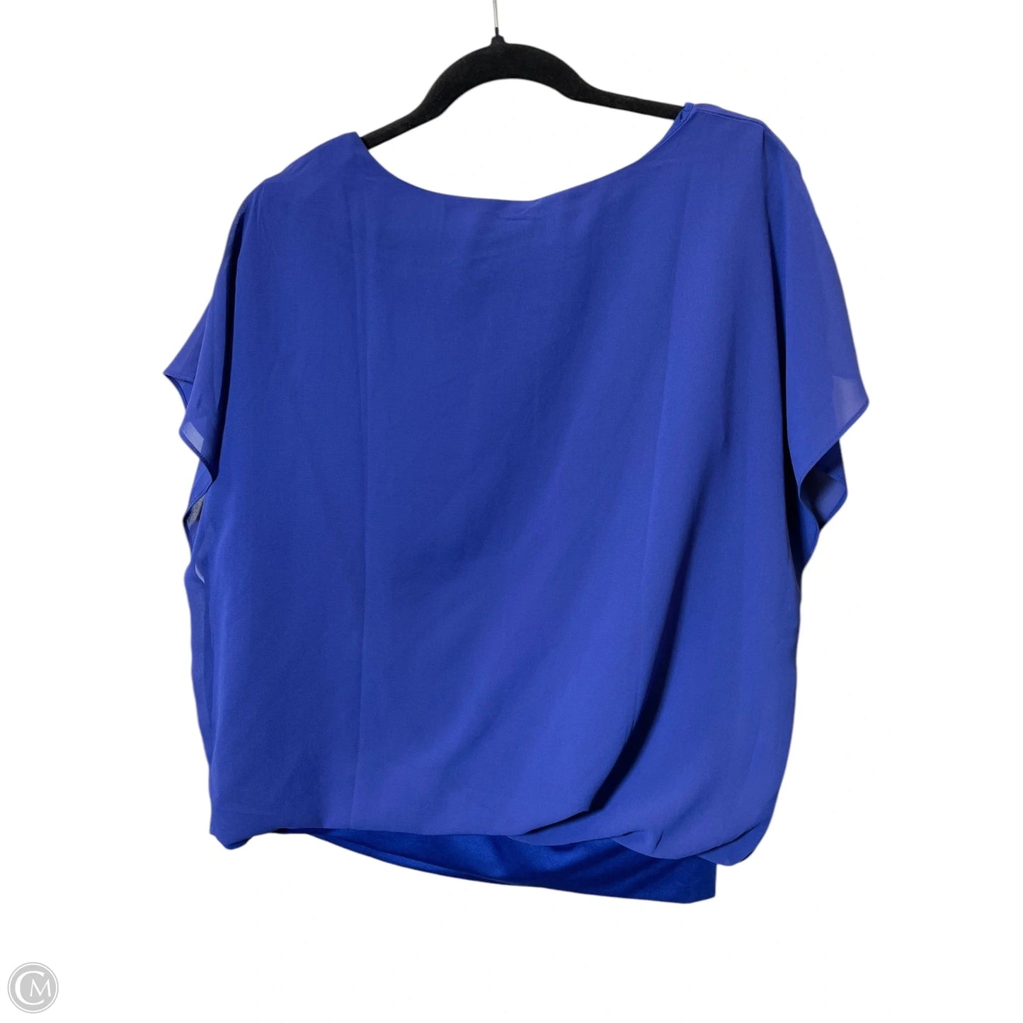 Top Short Sleeve By Clothes Mentor In Blue, Size: Xl