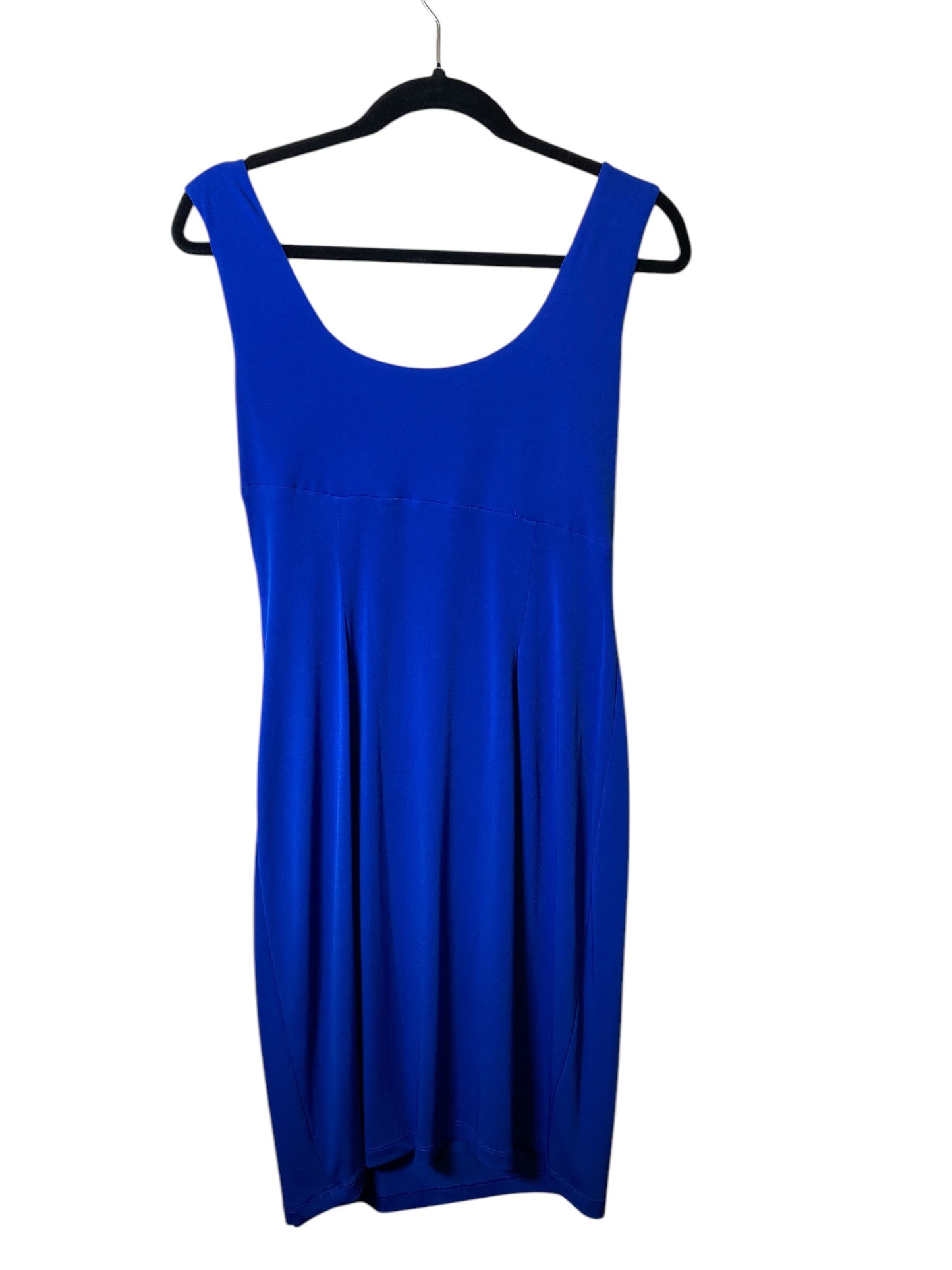 Dress Casual Midi By Connected Apparel In Blue, Size: 10