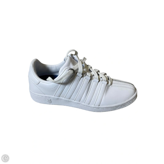 Shoes Athletic By K Swiss In White, Size: 9