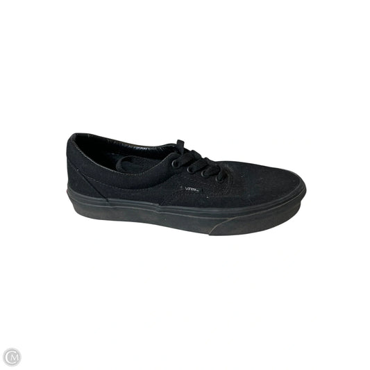 Shoes Flats By Vans In Black, Size: 7
