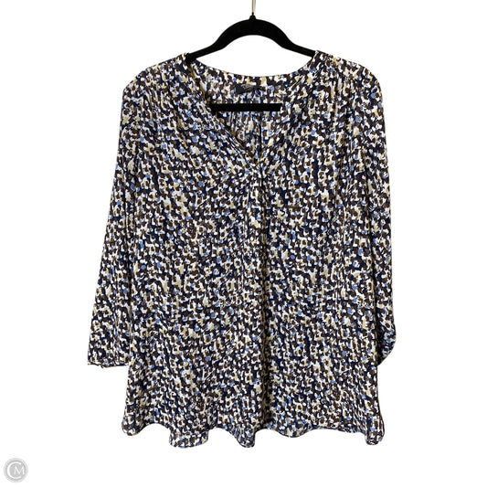 Top Long Sleeve By Clothes Mentor In Multi-colored, Size: Xl