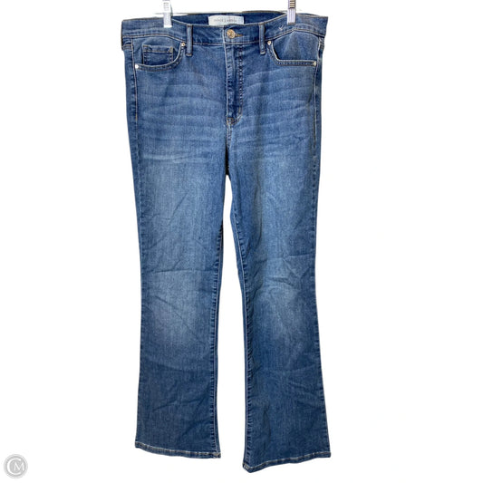 Jeans Flared By Vintage In Blue Denim, Size: 12