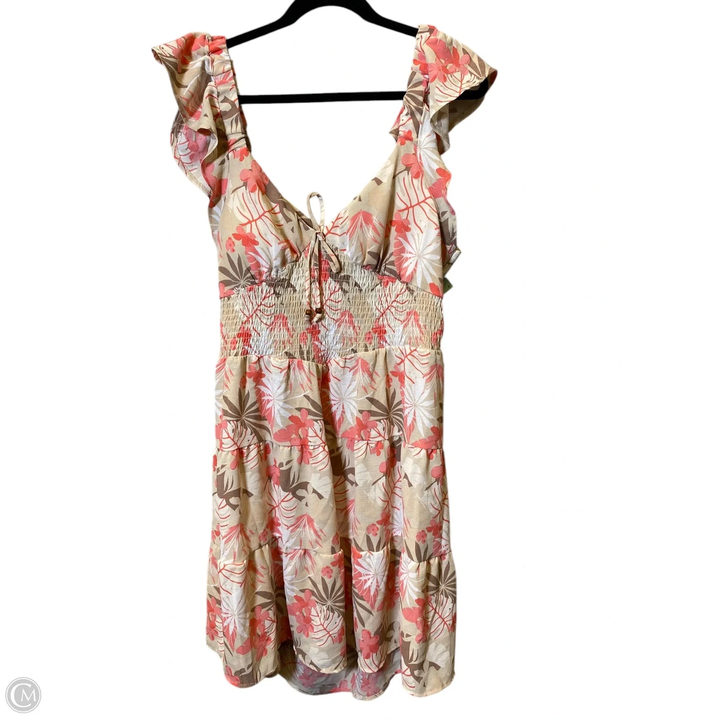 Dress Casual Midi By Clothes Mentor In Floral Print, Size: 3x