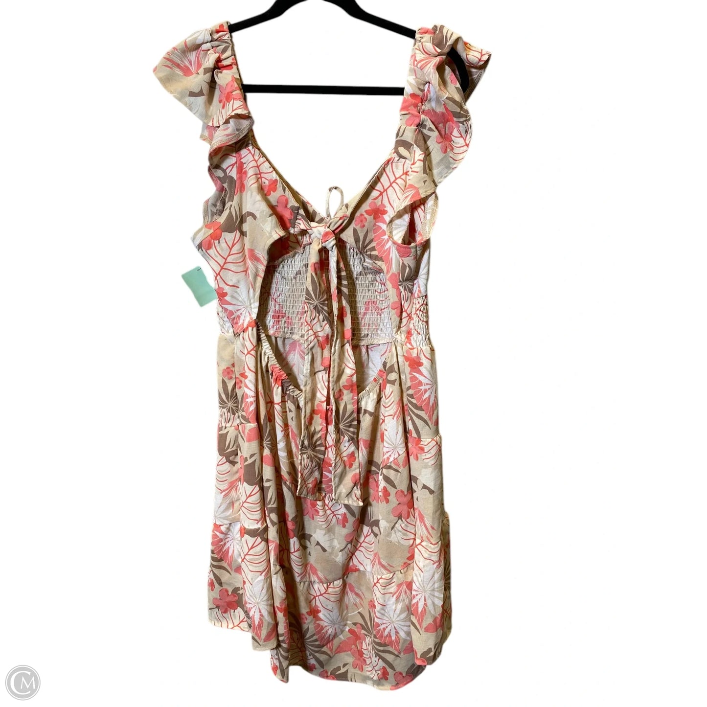 Dress Casual Midi By Clothes Mentor In Floral Print, Size: 3x