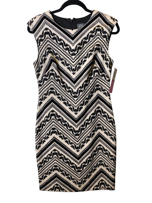 Dress Designer By Vince Camuto In Black & Cream, Size: 4