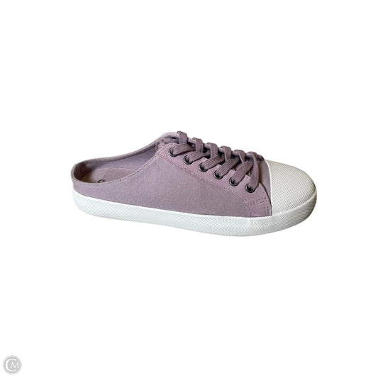 Shoes Flats By Splendid In Purple & White, Size: 7.5