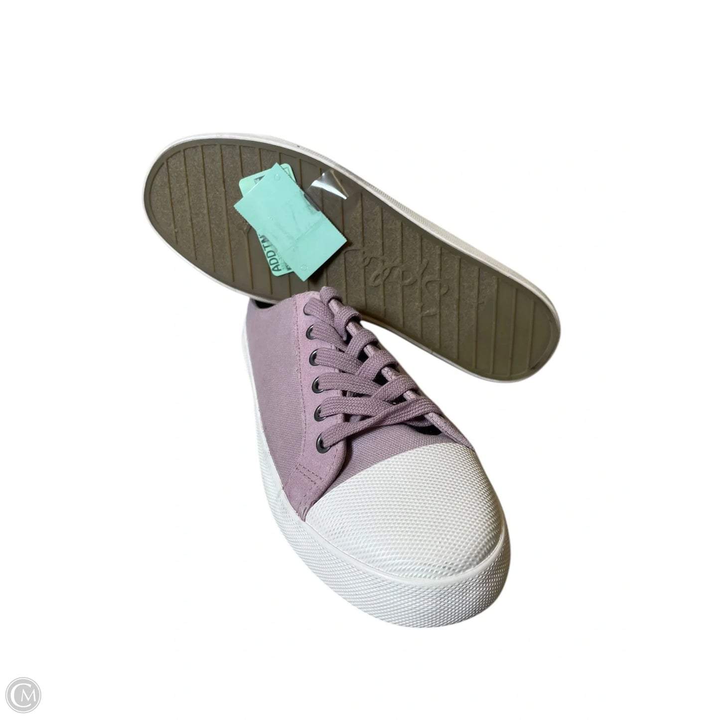 Shoes Flats By Splendid In Purple & White, Size: 7.5