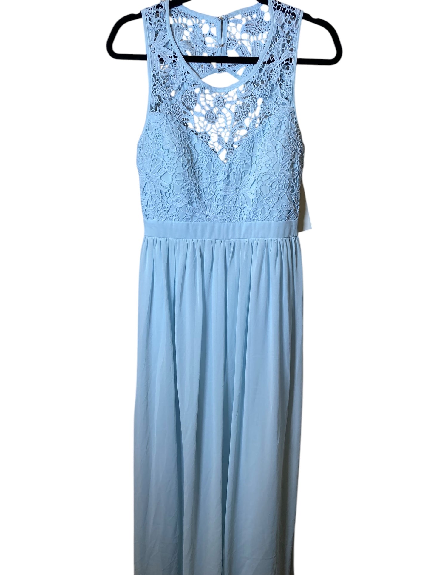 Dress Party Long By Clothes Mentor In Blue, Size: L