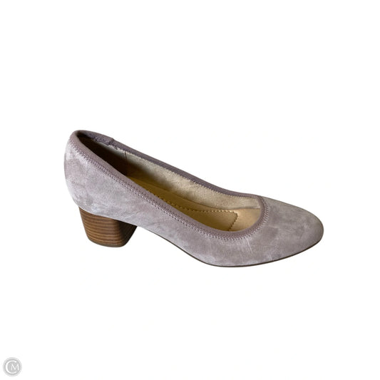 Shoes Heels Block By Earth In Purple, Size: 8.5