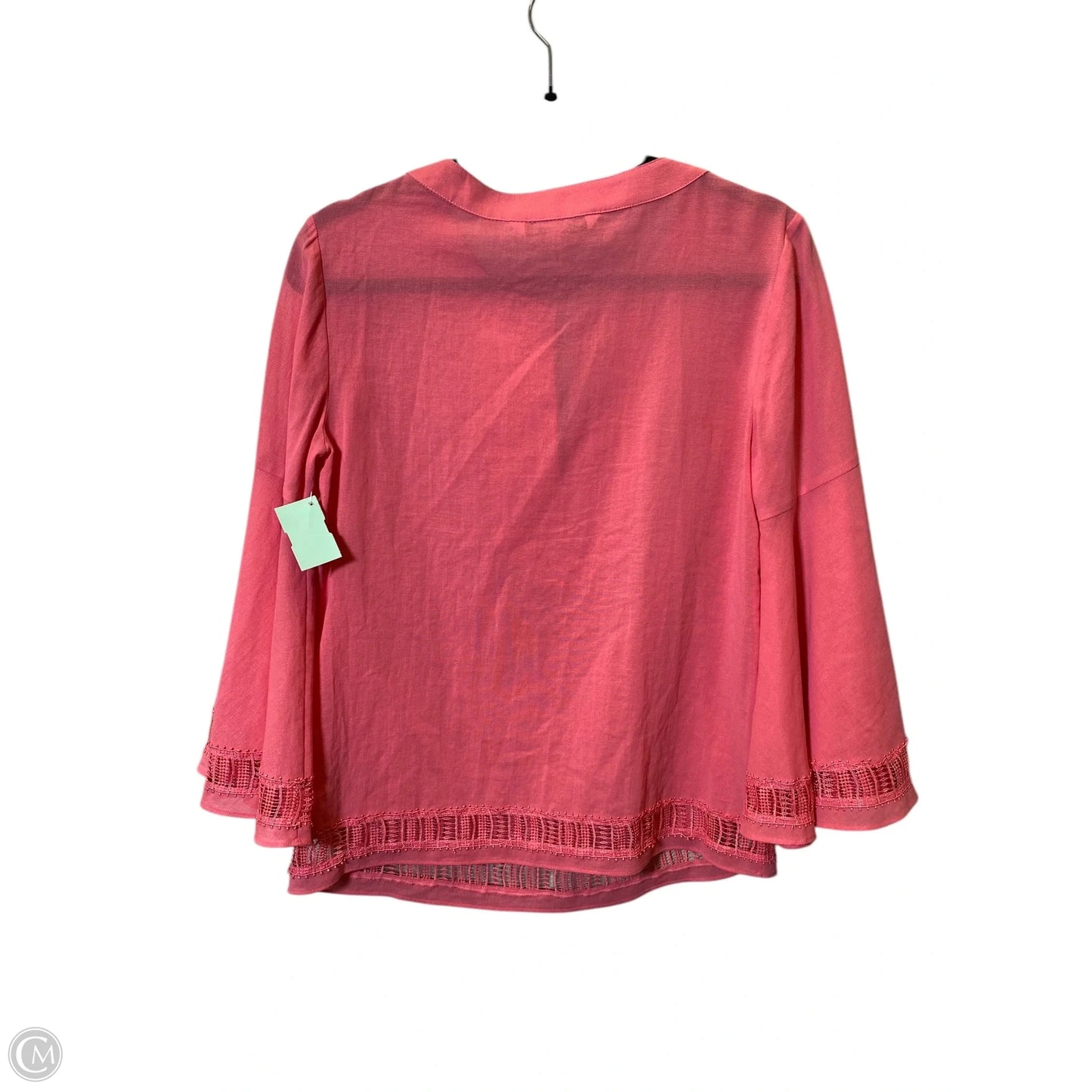 Top Long Sleeve By Trina By Trina Turk In Pink, Size: Xs