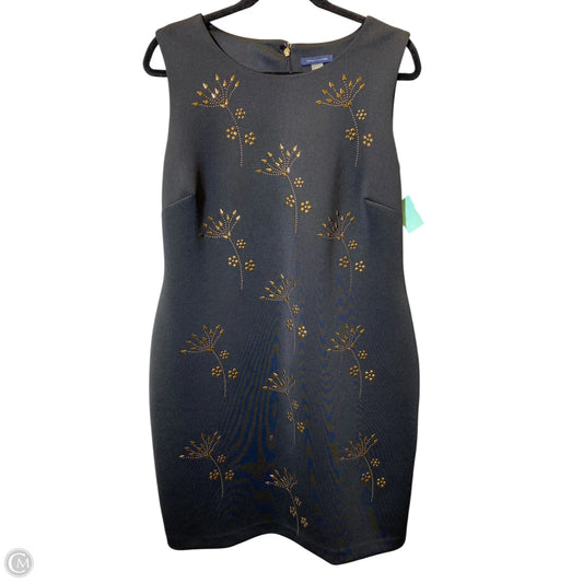 Dress Casual Short By Tommy Hilfiger In Black & Gold, Size: L