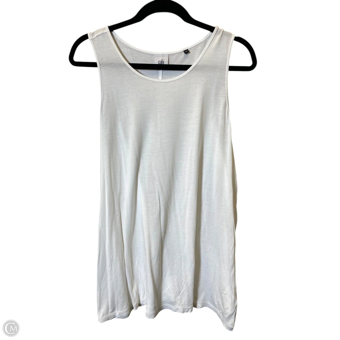 Top Sleeveless By Cabi In White, Size: Xl