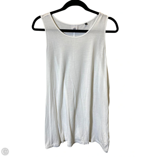 Top Sleeveless By Cabi In White, Size: Xl