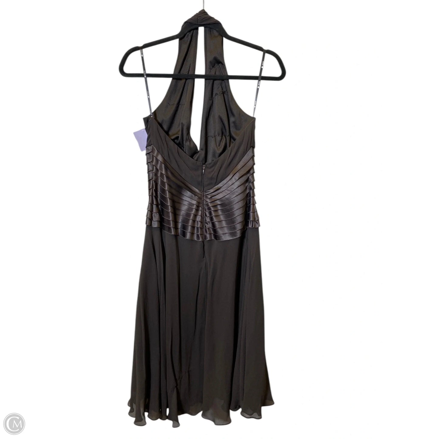 Dress Casual Midi By Clothes Mentor In Brown, Size: L