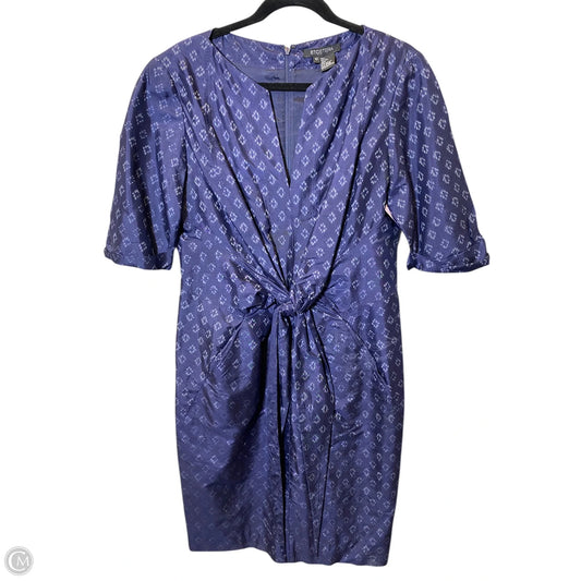 Dress Casual Midi By Etcetra In Navy, Size: M