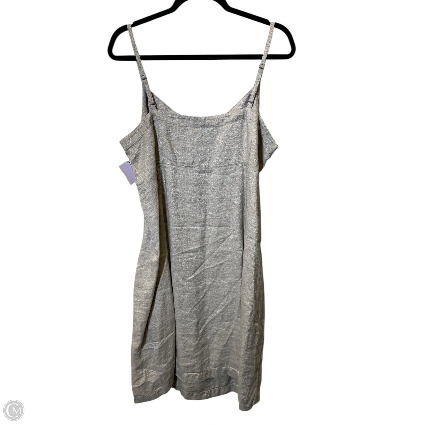 Dress Casual Midi By Eileen Fisher In Grey, Size: L