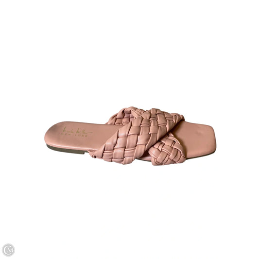 Sandals Flats By Nicole By Nicole Miller In Pink, Size: 7.5