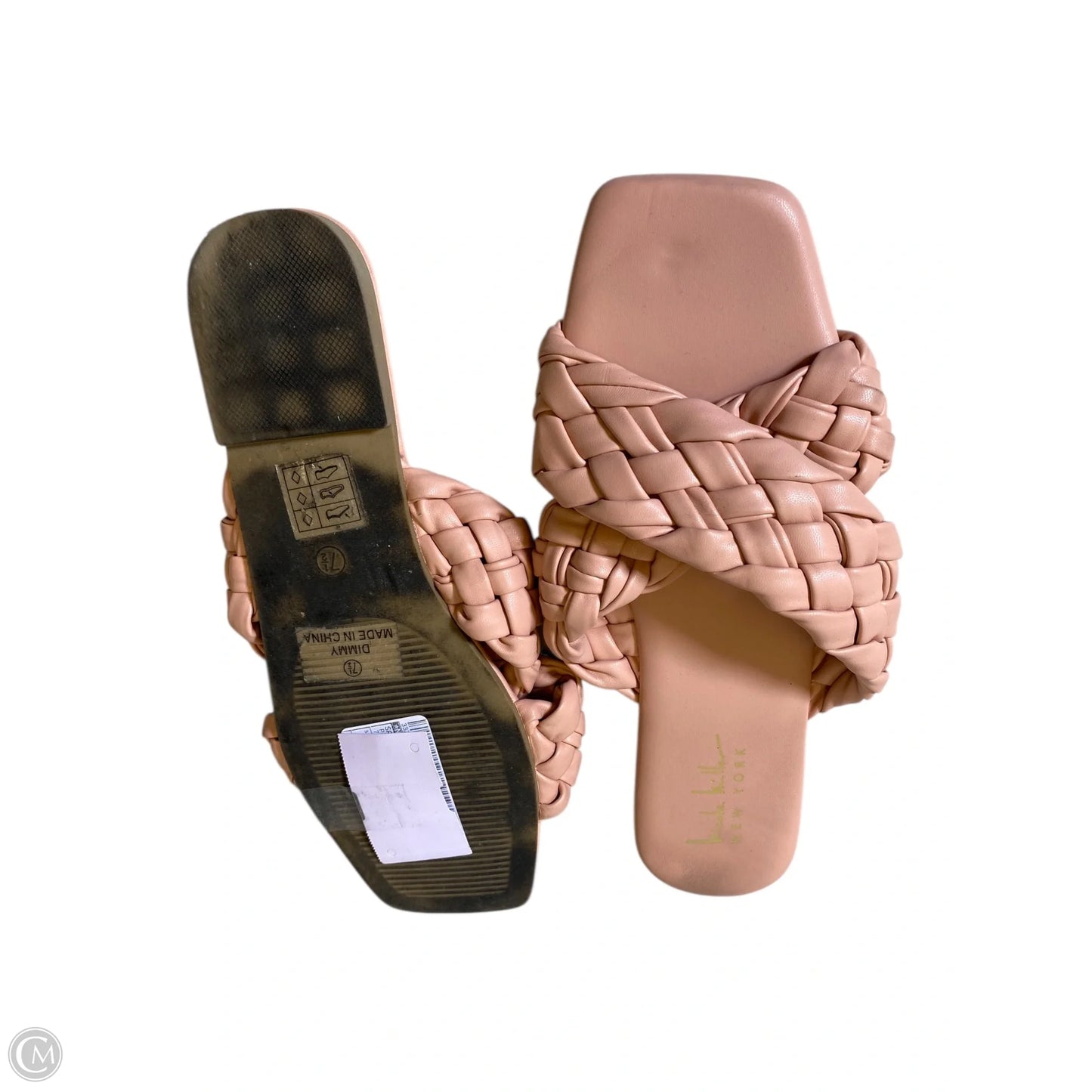 Sandals Flats By Nicole By Nicole Miller In Pink, Size: 7.5