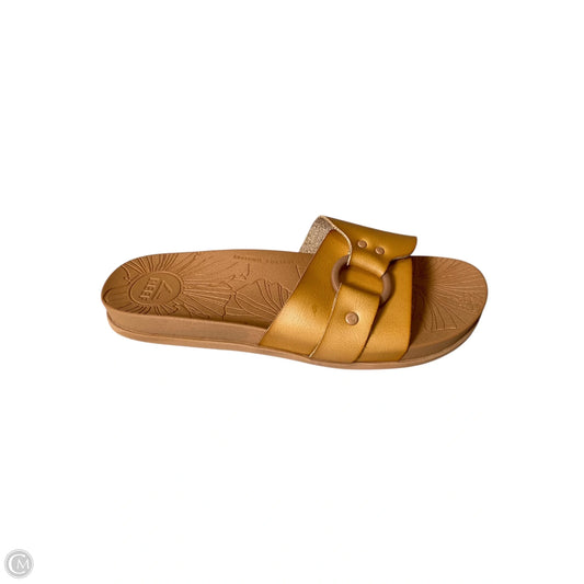 Sandals Flats By Reef In Tan, Size: 9