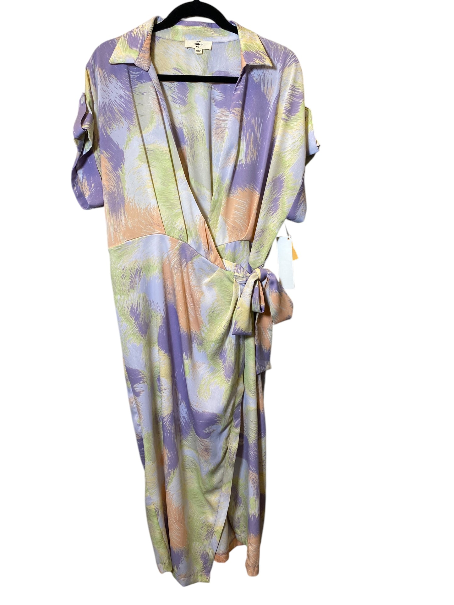 Dress Casual Midi By Entro In Multi-colored, Size: L