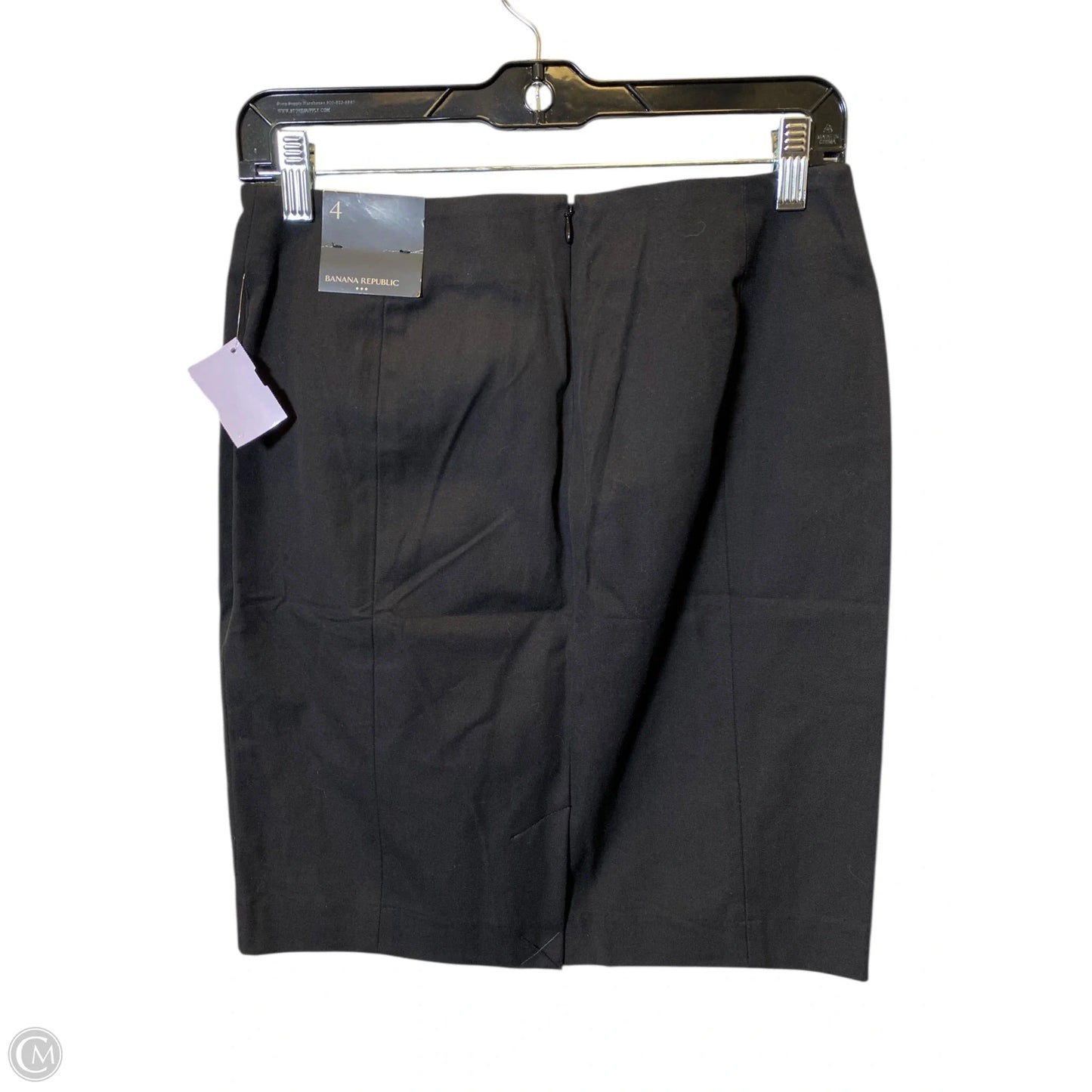 Skirt Midi By Banana Republic In Black, Size: 4