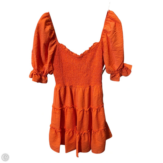 Dress Casual Short By Clothes Mentor In Orange, Size: S