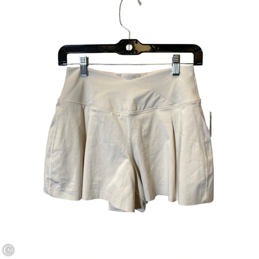 Athletic Shorts By Yogalicious In Cream, Size: S
