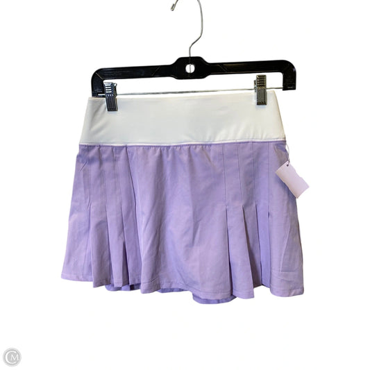 Athletic Skort By Clothes Mentor In Purple & White, Size: Xs