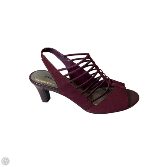 Shoes Heels Kitten By East 5th In Maroon, Size: 6.5