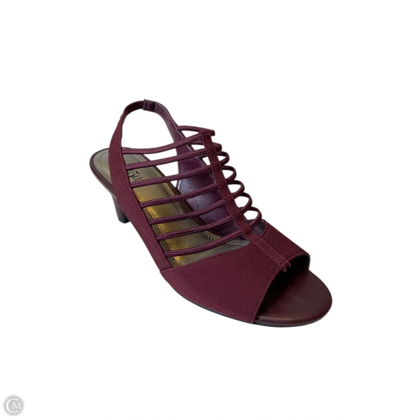 Shoes Heels Kitten By East 5th In Maroon, Size: 6.5