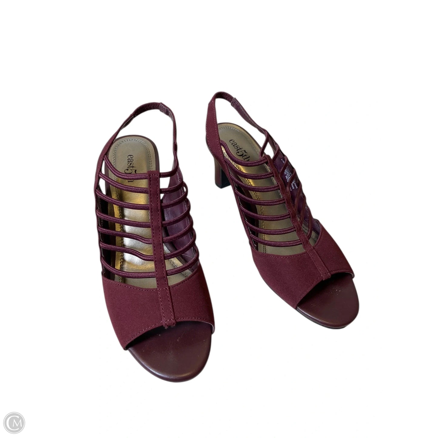Shoes Heels Kitten By East 5th In Maroon, Size: 6.5