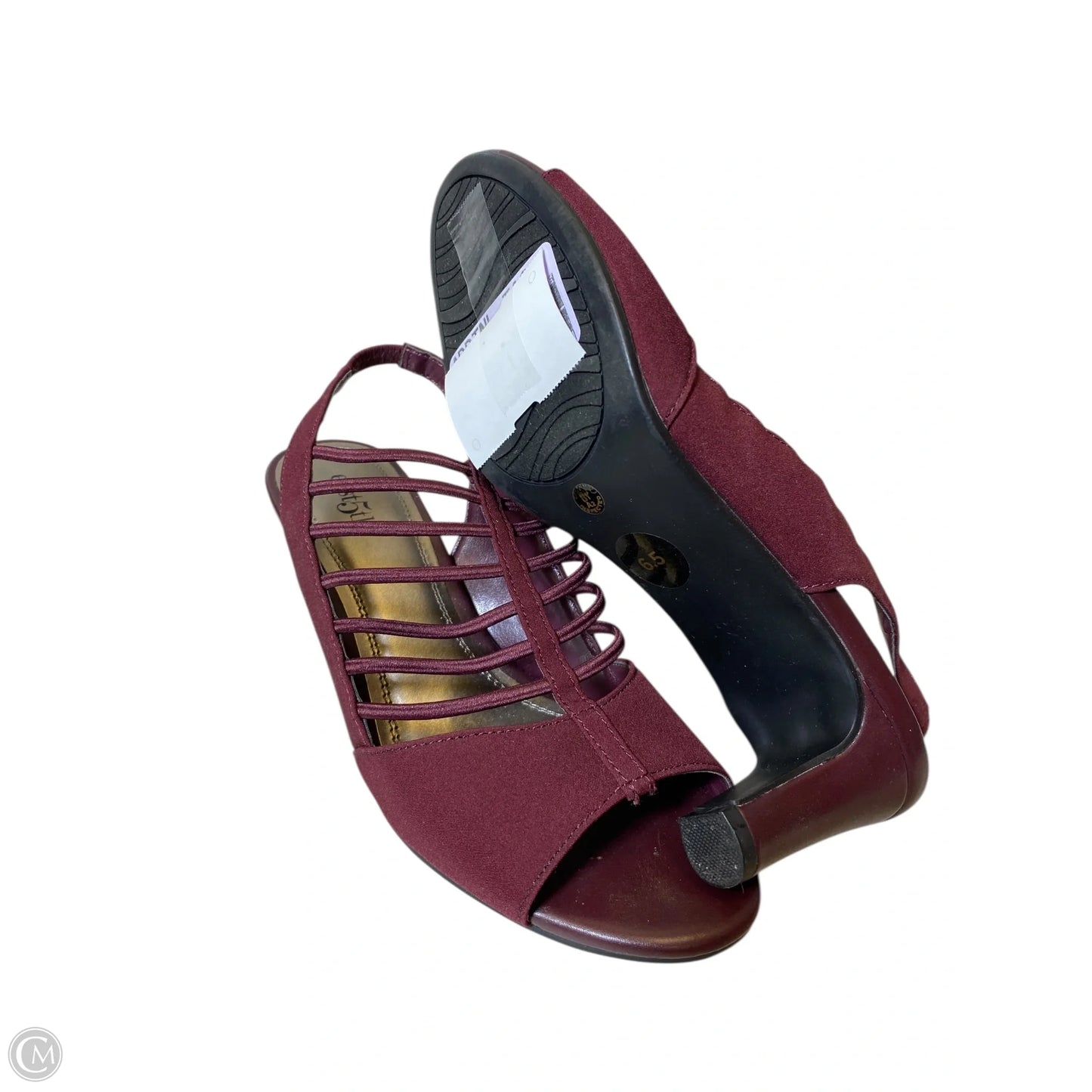 Shoes Heels Kitten By East 5th In Maroon, Size: 6.5