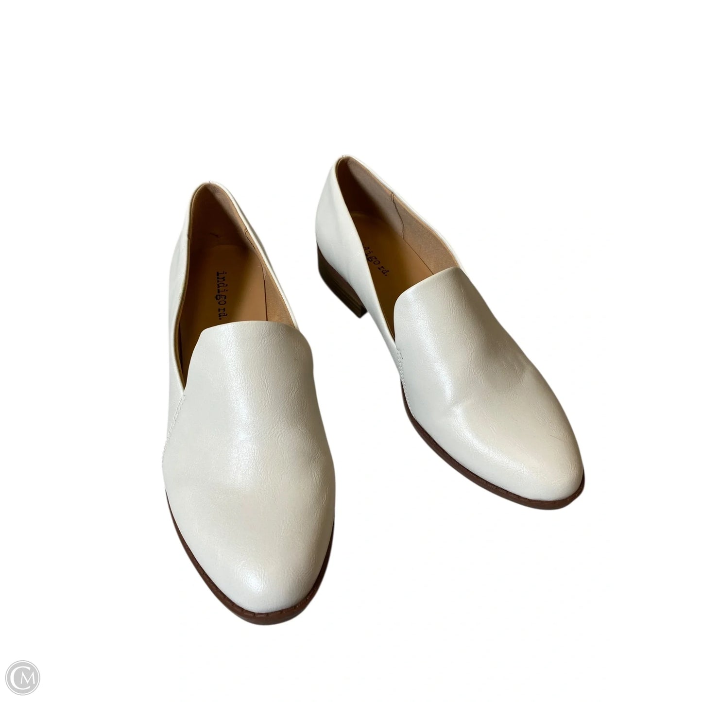 Shoes Heels Block By Indigo In Cream, Size: 8