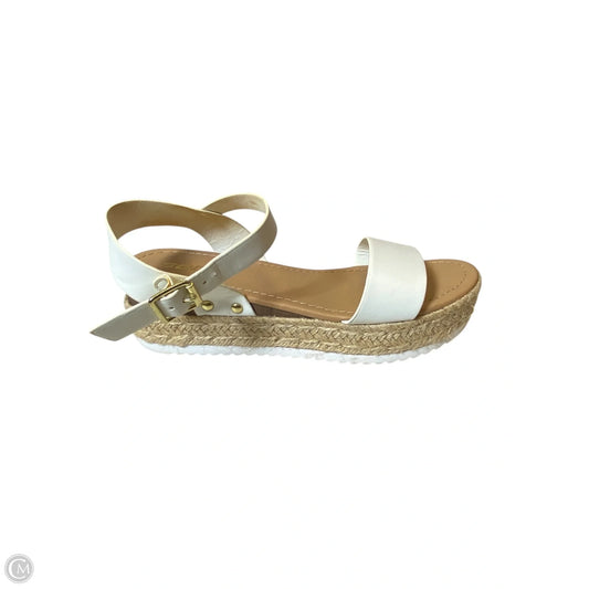 Shoes Heels Platform By Soda In White, Size: 8