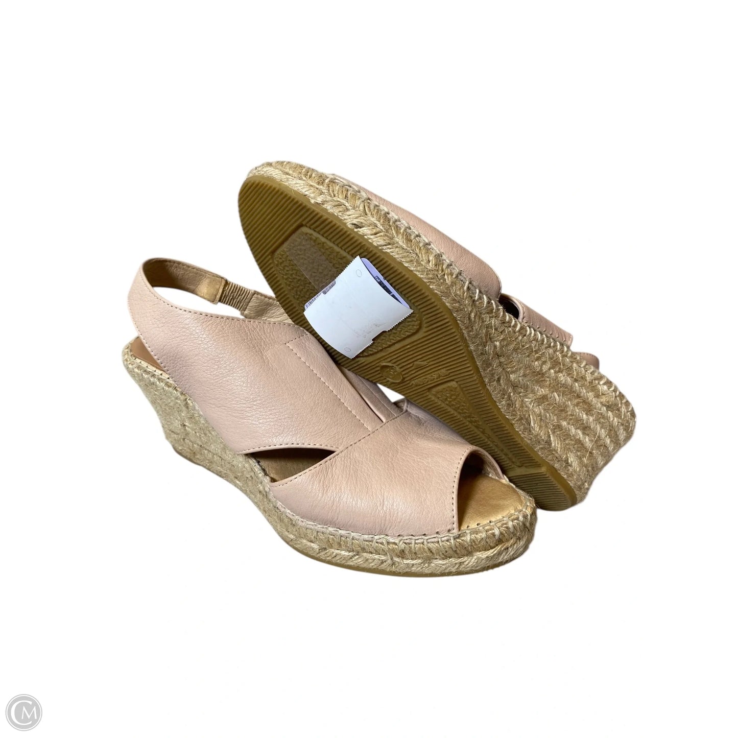 Shoes Heels Wedge By Clothes Mentor In Pink, Size: 8.5