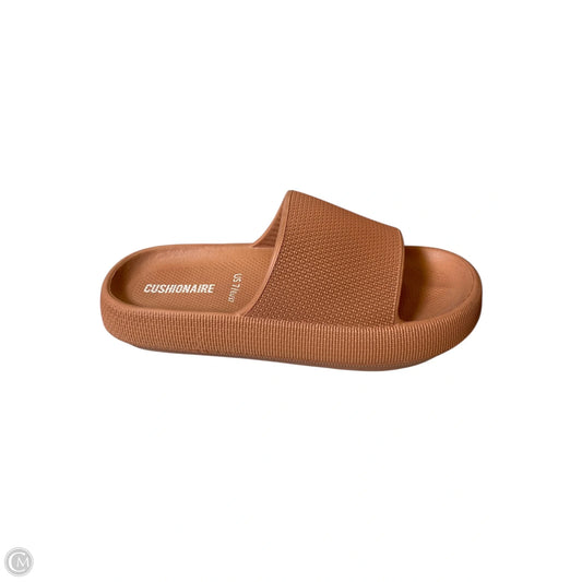 Sandals Flats By Cushionaire In Orange, Size: 7