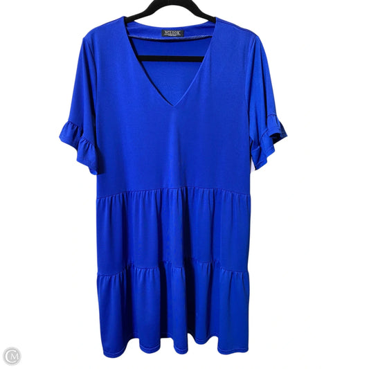 Dress Casual Midi By Clothes Mentor In Blue, Size: M