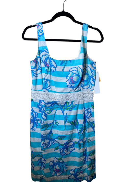 Dress Casual Short By Lilly Pulitzer In Blue & White, Size: 8