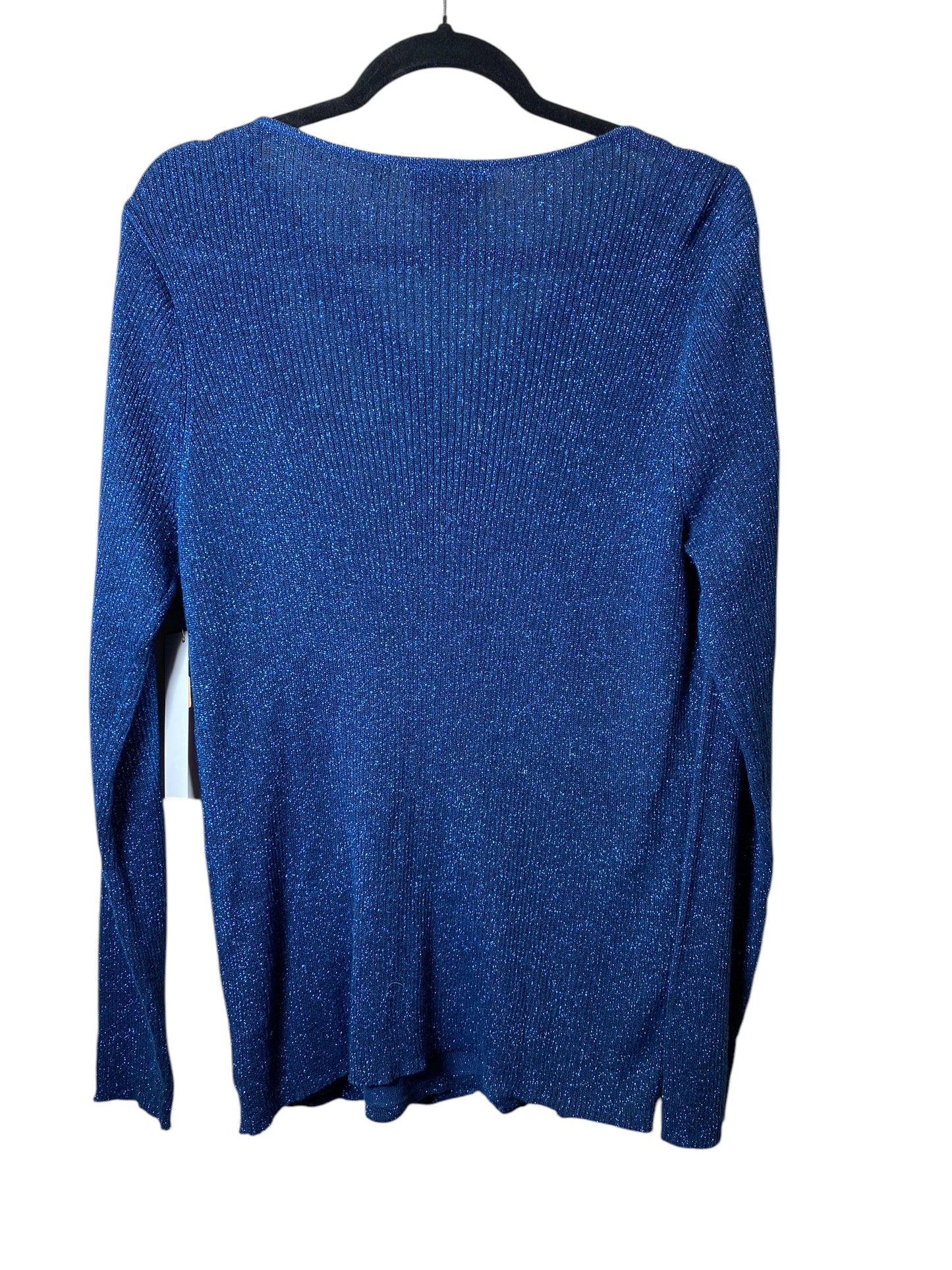 Top Long Sleeve By Lane Bryant In Blue, Size: 18