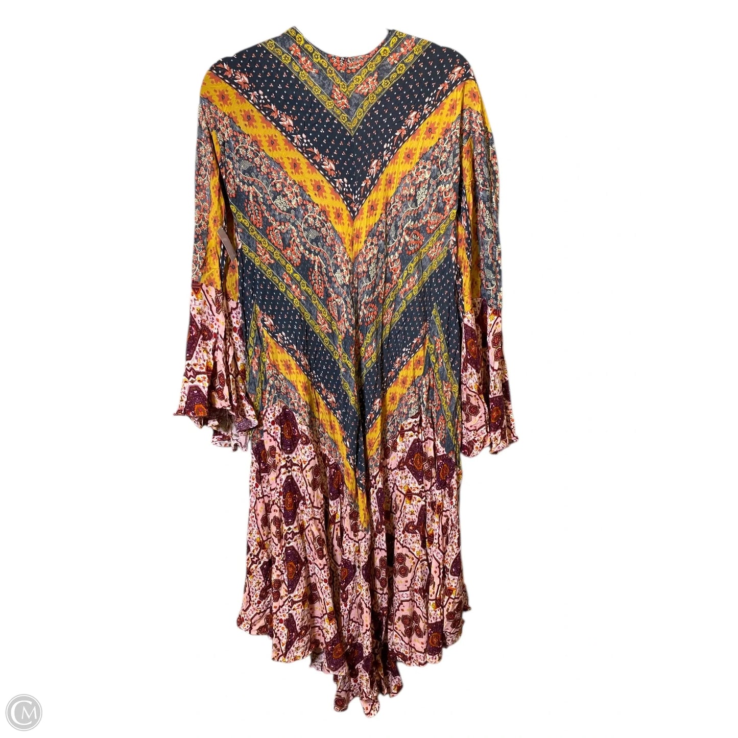Kimono By Clothes Mentor In Multi-colored, Size: L
