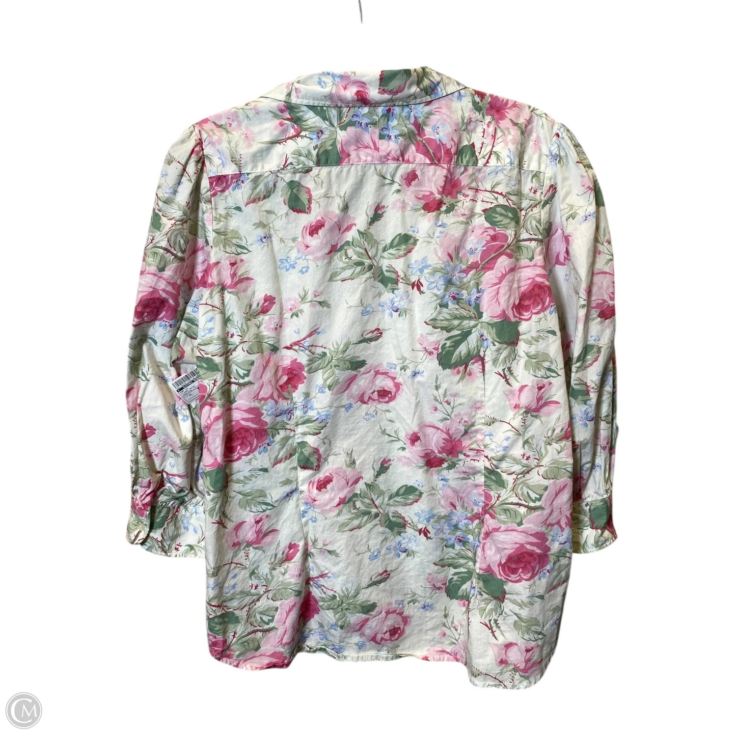 Top Long Sleeve By Clothes Mentor In Floral Print, Size: Xl