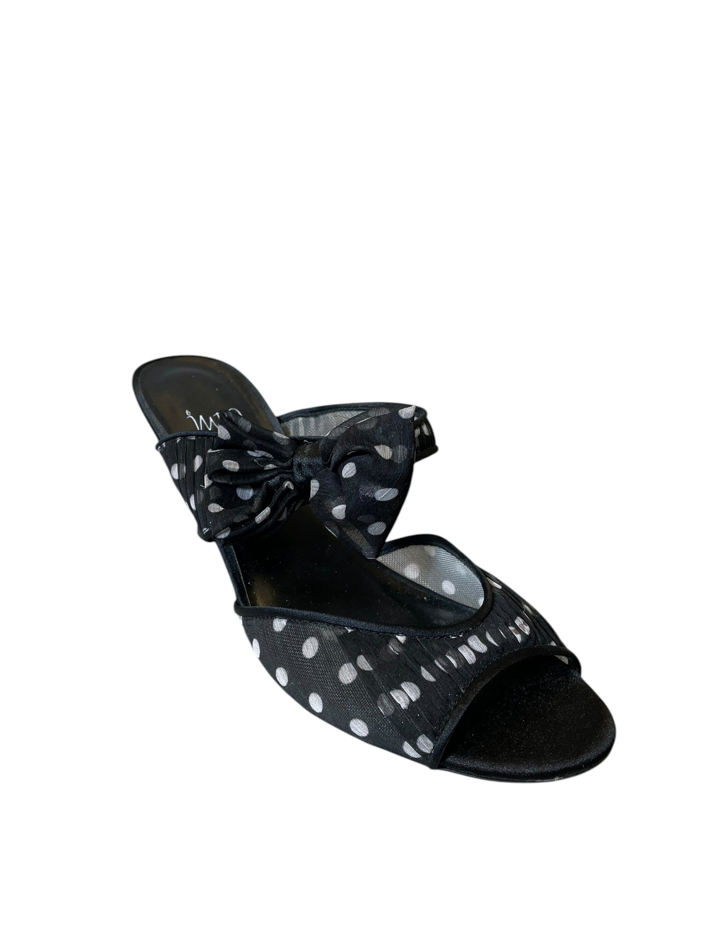 Shoes Heels Kitten By Impo In Polkadot Pattern, Size: 8.5