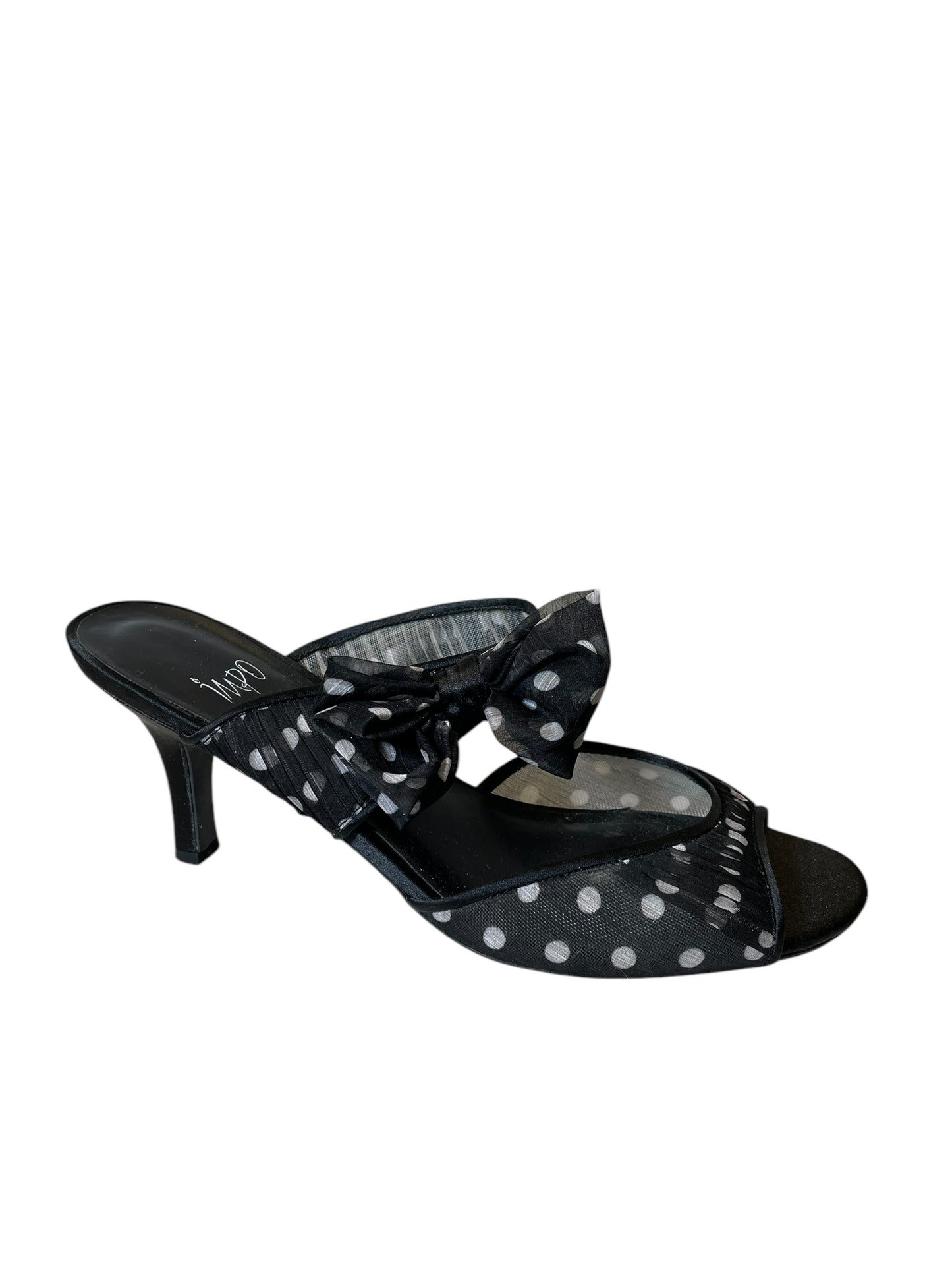 Shoes Heels Kitten By Impo In Polkadot Pattern, Size: 8.5